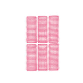 EZ ESSENTIALS VELCRO ROLLERS 20MM PINK - 6 PACK